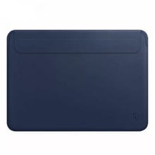 WIWU Skin Pro 2 Leather Sleeve Navy Blue for MacBook Air 13.6" M3 | M2 (2024 | 2022)