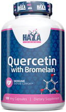 Haya Labs Quercetin with Bromelain Кварцетин с Бромелаином 120 веганских капсул