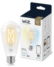 Умная лампочка WiZ, E27, 7W, 60W, 806Lm, ST64 2700-6500K Wi-Fi
