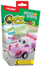 Маса для ліплення Paulinda Super Dough Racing time Машинка рожева інерційний механізм PL-081161-2