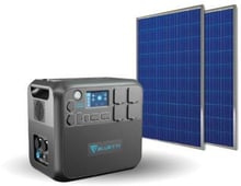 Комплект Bluetti PowerOak AC200MAX 2048Wh 2200W + 2x Фотомодулів JA Solar JAM54S30-415/MR 415 Wp Mono