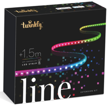 Стрічка світлодіодна Smart LED Twinkly Line RGB, Gen II, IP20, подовжувач TWL100STW-BEU 1.5м, кабель чорний