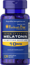Puritan's Pride Melatonin 10 mg Мелатонин 120 капсул