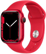 Apple Watch Series 7 41mm GPS+LTE RED Aluminum Case With PRODUCT RED Sport Band (MKHV3)