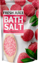 Fresh Juice Litchi & Rambutan Соль для ванны дой-пак с пеной 500 ml