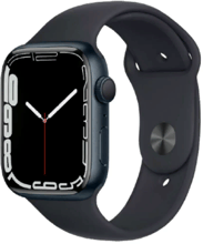 Apple Watch Series 7 45mm GPS+LTE Midnight Aluminum Case with Midnight Sport Band (MKJP3)