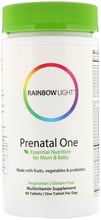 Rainbow Light Just Once Prenatal One Food-Based Multivitamin 90 Tabs Витамины для беременных