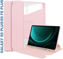BeCover Case Rotatable Pink for Samsung X810 Galaxy Tab S9 Plus / S9 FE Plus SM-X610/SM-X616B (710402)