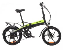 Электрический велосипед Maxxter RUFFER 20" (черно-зеленый)