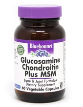 Bluebonnet Nutrition, Glucosamine Chondroitin Plus MSM, 60 Vegetable Capsules (1117)