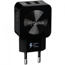 Gelius USB Wall Charger 2xUSB Ultra Prime 2.1A Black (GU-HC02)