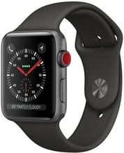 Apple Watch Series 3 42mm GPS+LTE Space Gray Aluminum Case with Gray Sport Band (MTGT2, MTH22)