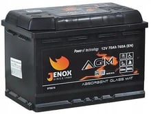Автомобильный аккумулятор Jenox 70 AGM 6CT-70 Євро
