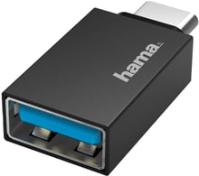 HAMA Adapter USB-C to USB 3.2 Black (00200311)