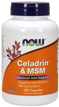 NOW Foods Celadrin & MSM 500 mg Capsules 120 caps
