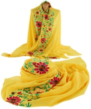 Женская шаль Trаum желтая (2494-74)