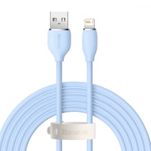 Baseus USB Cable to Lightning Jelly Liquid Silica Gel 2.4A 2m Blue (CAGD000103)