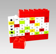 Вечный Календарь LEGO Red