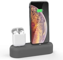 AhaStyle Dock Stand Grey (AHA-01550-GRY) for Apple iPhone and Apple AirPods