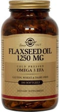 Solgar Flaxseed Oil 1250 mg 100 Softgels