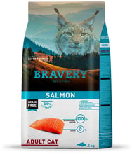 Сухой корм Bravery Salmon Adult Cat с лососем 2 кг (7647 BR SALM _2KG)