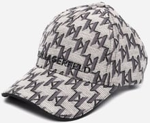 Женская бейсболка Karl Lagerfeld K/MONOGRAM JKRD CAP серая (216W3414-900)