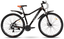 Велосипед VNC 2023' 29" MontRider A4 V1A4-2947-BO 47см (0158) black (shiny)/orange (matt)