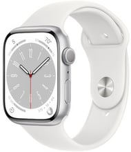 Apple Watch Series 8 45mm GPS Silver Aluminum Case with White Sport Band (MP6N3, MP6Q3) Approved Вітринний зразок