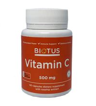 Biotus Vitamin C, 500 mg, 60 capsules (BIO-530166)