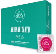 Презервативы разноцветные вкусовые Love Match - Aromatizzato (Flavoured) 1 шт с ароматом шоколада