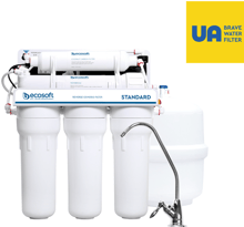 Фильтр для воды с системой обратного осмоса Ecosoft Standard 5-50P с помпой (MO550PECOSTD)