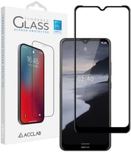 ACCLAB Tempered Glass Full Glue Black for Nokia 2.4
