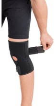 Бандаж для коленного сустава Торос-груп с 4 ребрами жесткости разъемный неопреновый размер 2 (518-2)