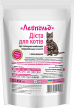 Влажный корм для кошек Леопольд Диета при заболевании почек (почечной недостаточности) с говядиной 85 г (4820185491907)