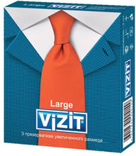 Презервативы латексные VIZIT Large увеличенного размера №3
