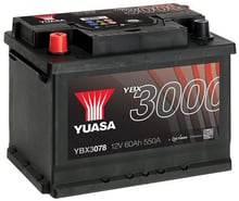 Автомобильный аккумулятор Yuasa 6СТ-60 Аз (YBX3078)