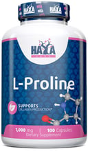 Haya Labs L-Proline 1000 мг L-пролін 100 капсул