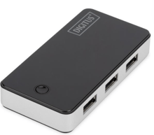 Digitus Adapter USB to 4хUSB Black (DA-70231)