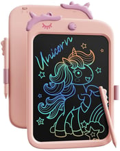 Детский LCD планшет для рисования Beiens Единорог 10” Multicolor розовый (К1009pink)