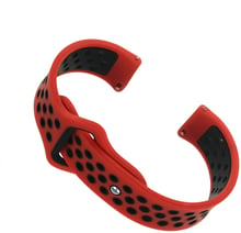 Becover Sport Band Vents Style Red/Black for Xiaomi iMi KW66/Mi Watch Color/Watch S1 Active/Haylou LS01/LS05 (705808)