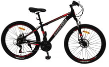 Велосипед детский Prof1 SHIMANO 21SP, рама 13 красно-черный (MTB2602-2)