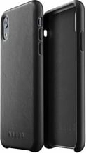 MUJJO Full Leather Case Black for iPhone XR