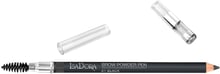 IsaDora Brow powder pen №01 black Карандаш для бровей 1.1 g