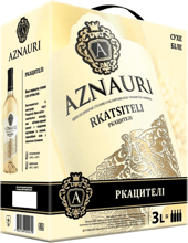 Вино Aznauri Ркацителі біле сухе 3 л (PLK4820189292470)