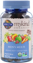 Garden of Life MyKind Organics Органические мультивитамины для мужчин со вкусом ягод 120 жевательных конфет