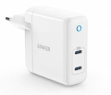 ANKER USB Wall Charger PowerPort Atom 2 Ultra Compact PD 60W White (A2029321)