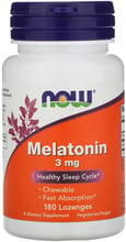 Now Foods Melatonin, 3 mg, 180 Lozenges (NOW-03259)