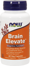 NOW Foods Brain Elevate 120 caps (Витамины для памяти)