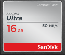 SanDisk 16GB CompactFlash Ultra (SDCFHS-016G-G46)