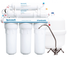 Фильтр для питьевой воды с системой обратного осмоса Ecosoft Standard 6-50M (MO650MECOSTD)